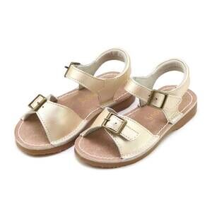 NEW L'AMOUR girl's olivia kid sandal in champagne